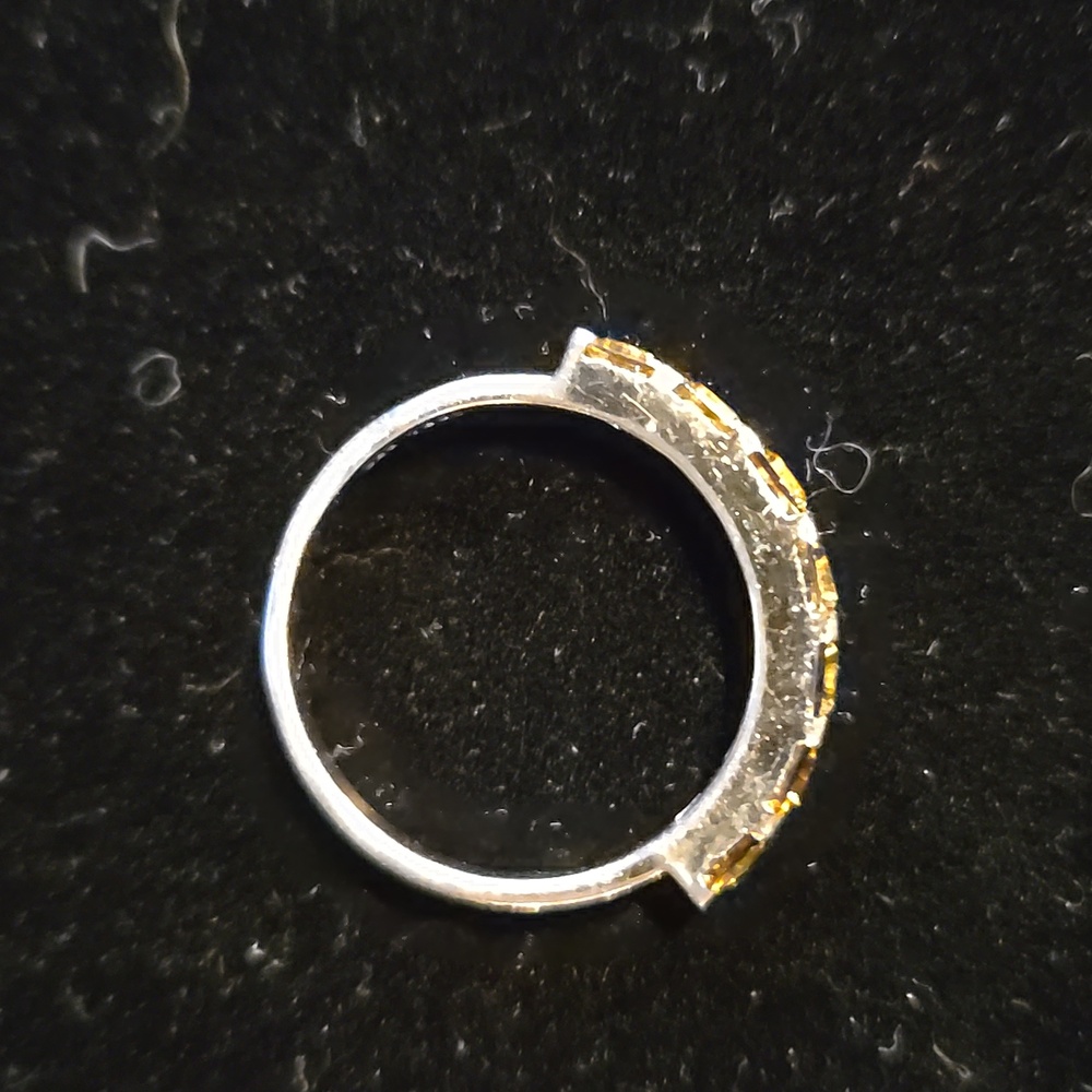 Silver Citrine Ring, 8 - Picture 5 of 7